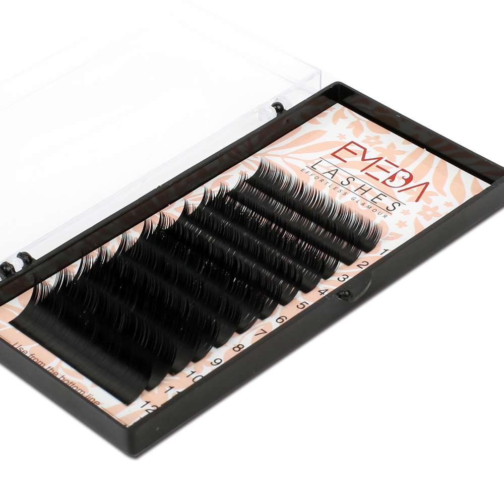 Individual Eyelash Extension Private Label J B C D Curl 0.05 0.07 0.15  JE51